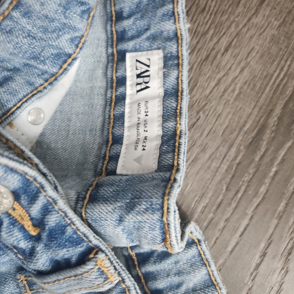 Light Blue Denim Shorts - Picture 2 of 3